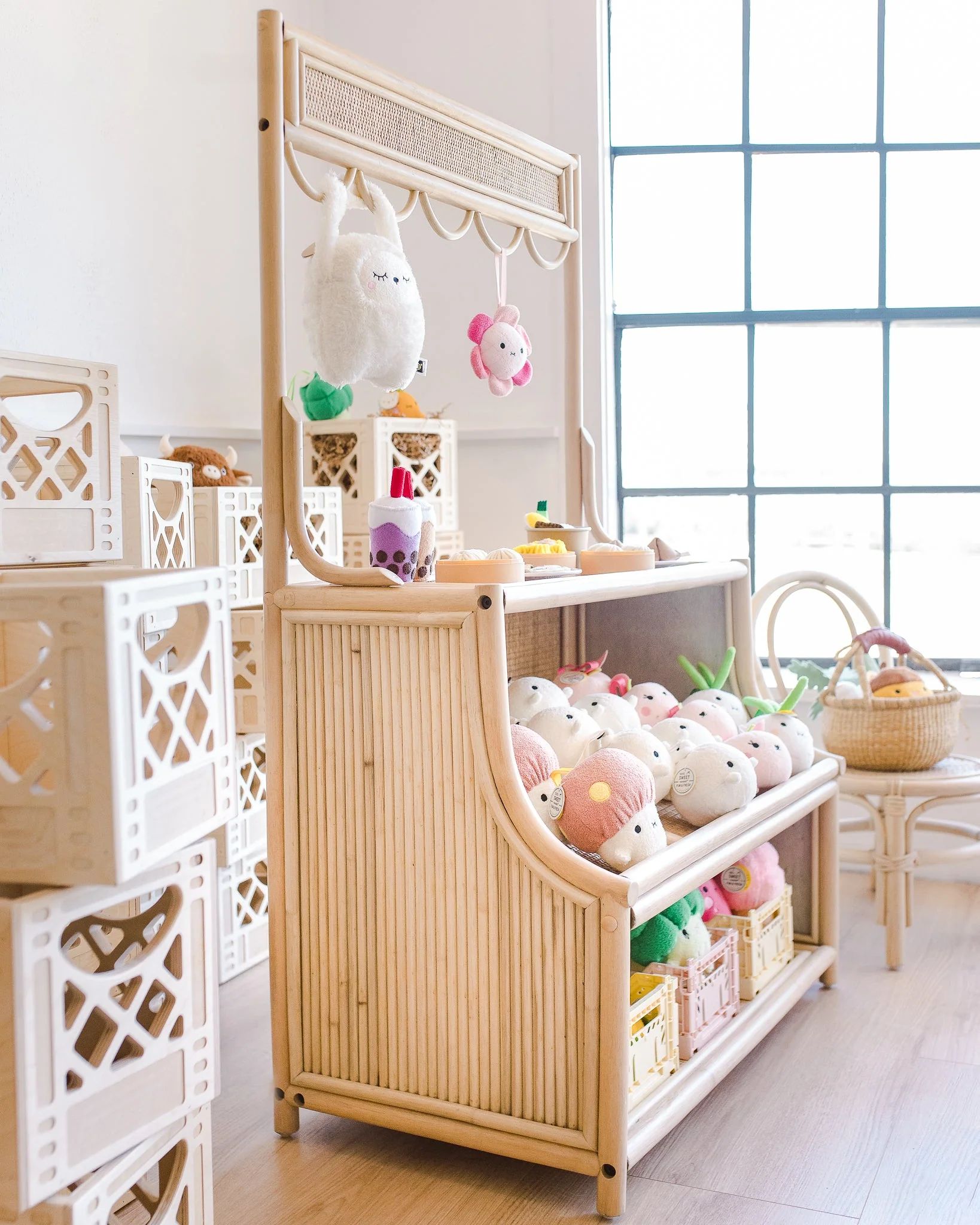 Little Rattan Play Shop Stall | Project Nursery