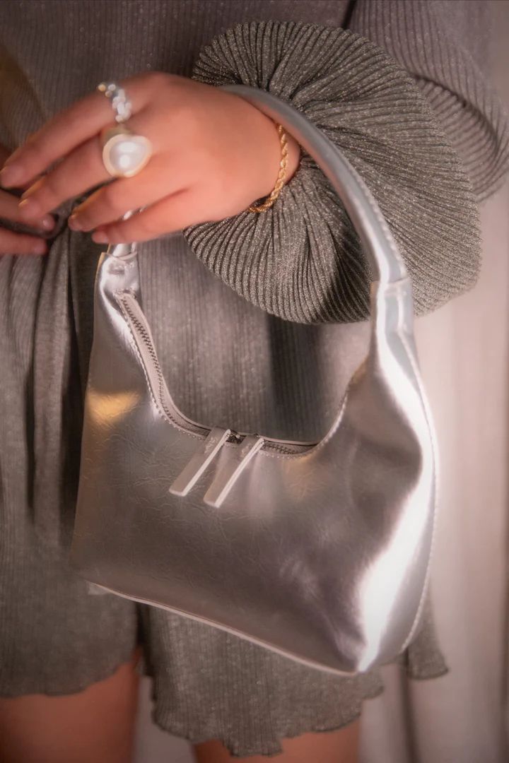 RhiRhi Shoulder Bag - Silver | Petal & Pup (US)