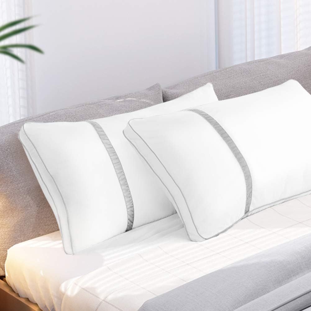 BedStory Pillows for Sleeping 2 Pack, Hotel Quality Bed Pillow Standard Size, Down Alternative Pi... | Amazon (US)