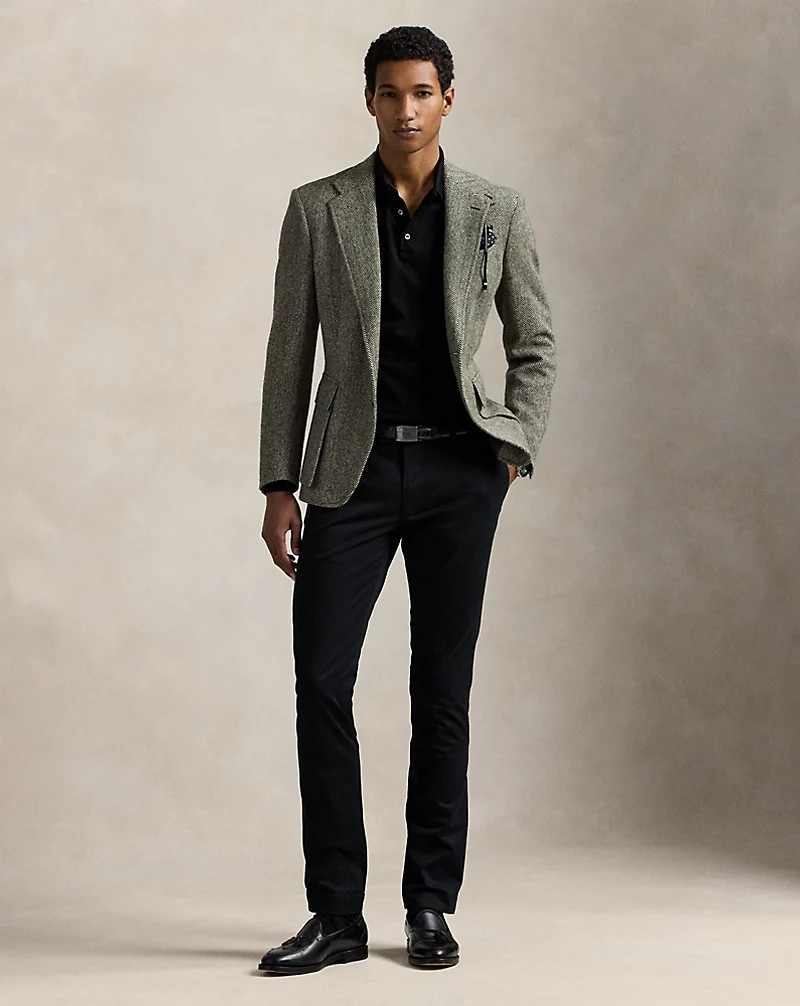 Stretch Slim Fit Chino Trouser for Men | Ralph Lauren® UK | Ralph Lauren (UK)