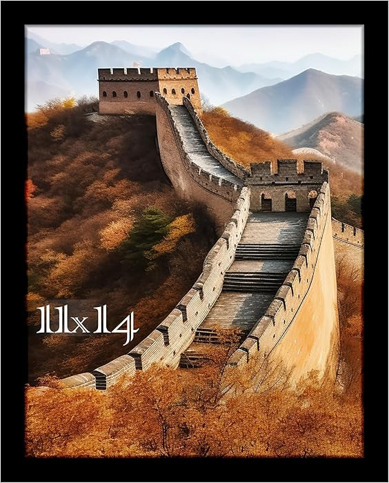 Picrit 11x14 Picture Frame, Photo Frame for Wall Mounting Display, Black | Amazon (US)