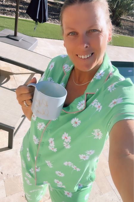 Spring PJ Alert
Love this fun print for spring, other color options available 
#pj

#LTKmidsize #LTKover40 #LTKSeasonal