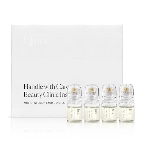 Qure Micro-Infusion System for Face - Clear Formula for All Skin Types, Easy 5min at-Home Skincare Facial Application - 2 Month Supply | Amazon (US)