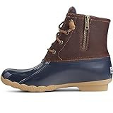 Sperry Women's Saltwater Boots, Tan/Navy, 7 | Amazon (US)