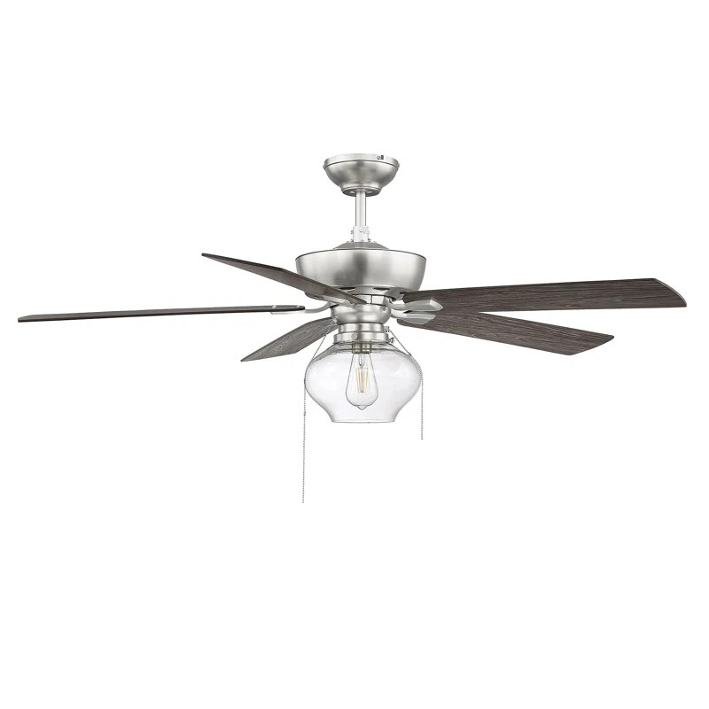 52'' Donovan Standard Ceiling Fan with Pull Chain and Light Kit Included | Wayfair North America