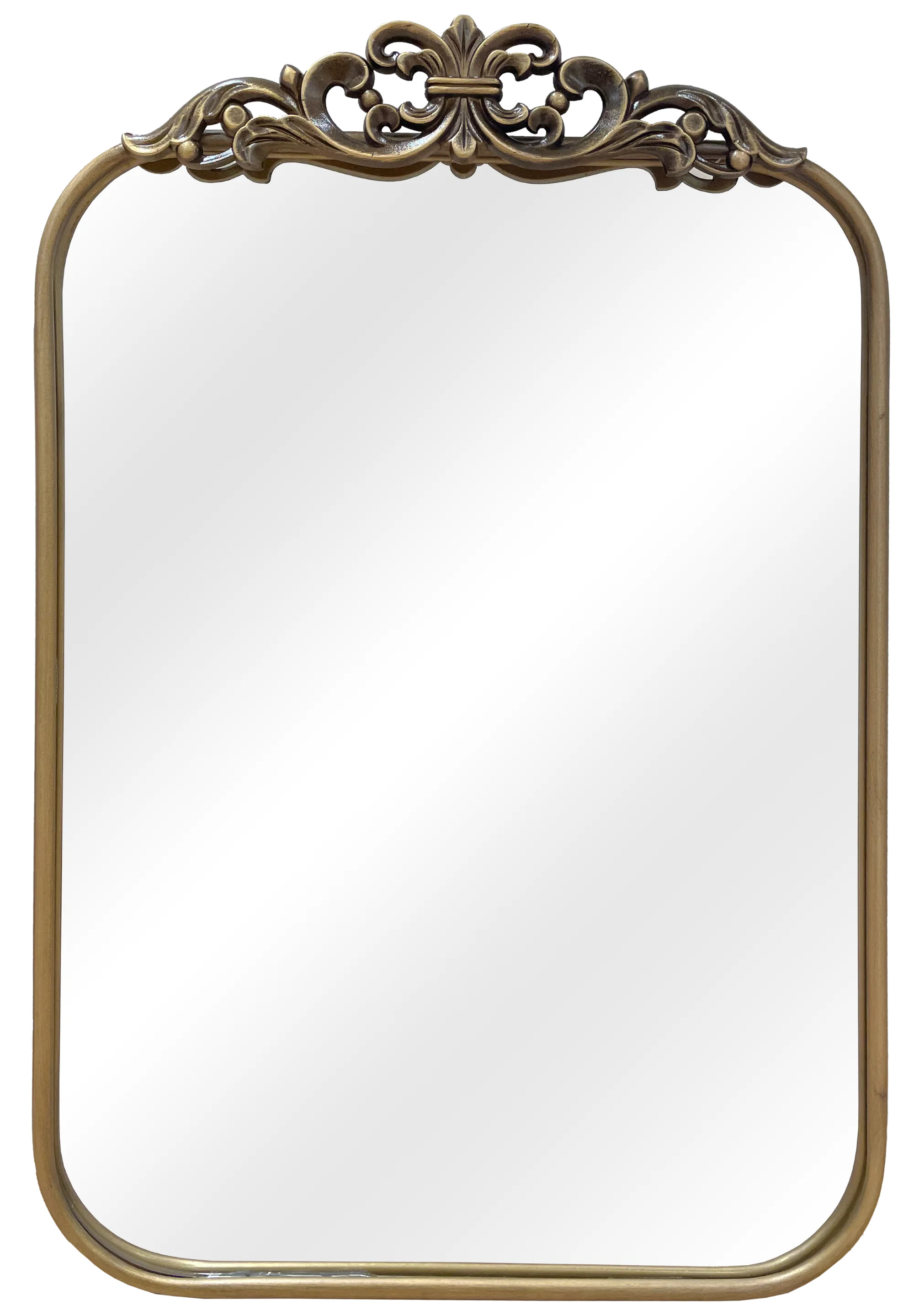 21 x 34" Bronze Metal Frame Crown Mirror | Walmart (US)