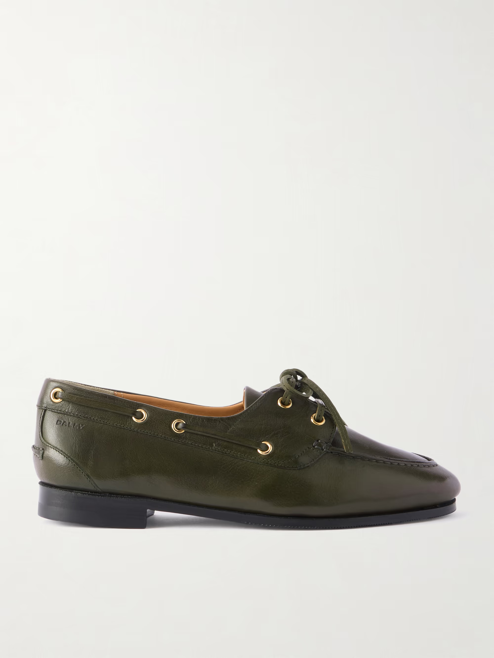 Pathy leather boat shoes | NET-A-PORTER (US)