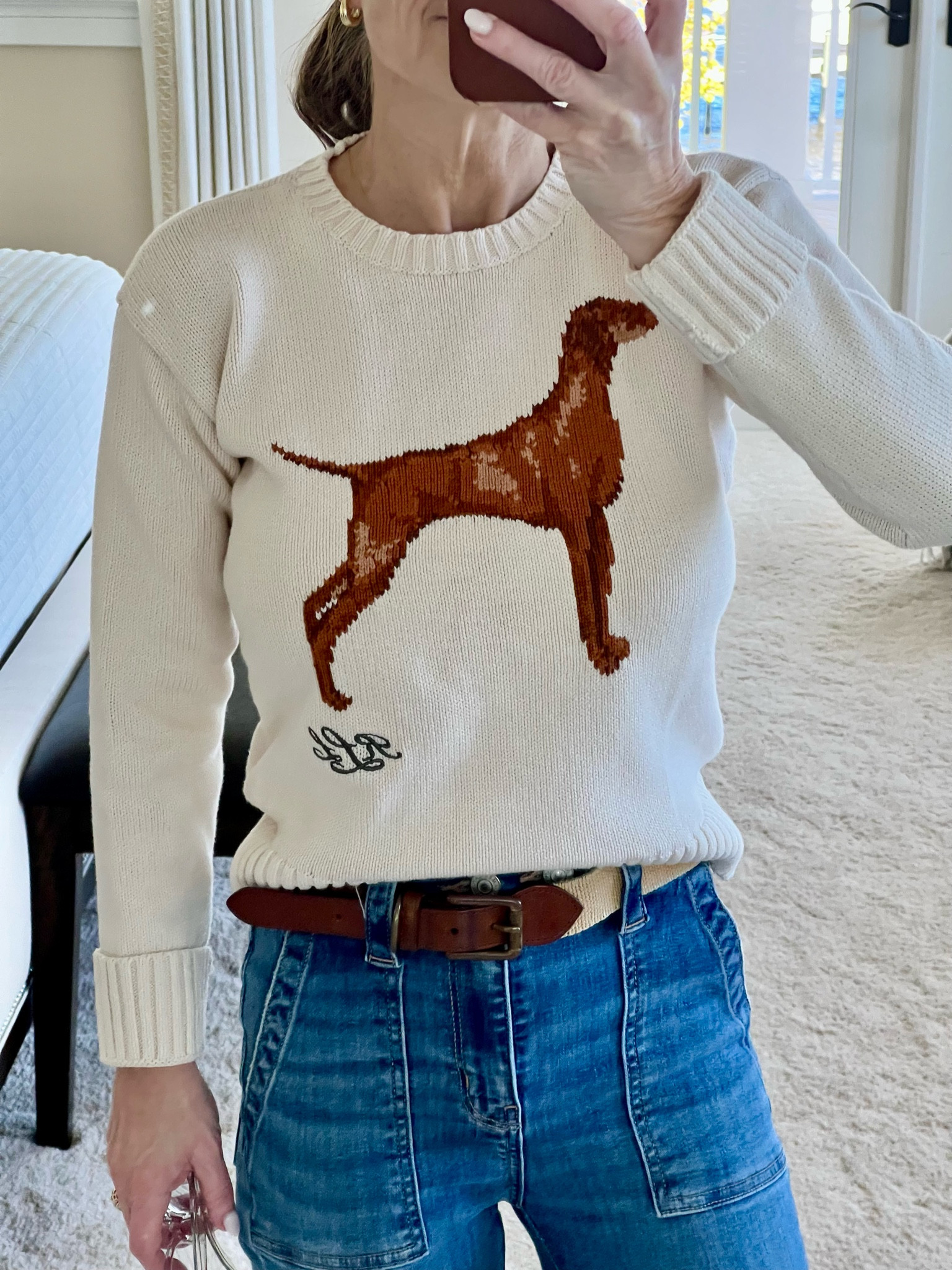 You guys REALLY liked my doggie sweater but unfortunately this exact one is sold out on the Ralph Lauren website. But never fear! I found other equally cute dog doggie sweaters (and they are on sale!). They are paws-sitively adorable 💕 🐶 