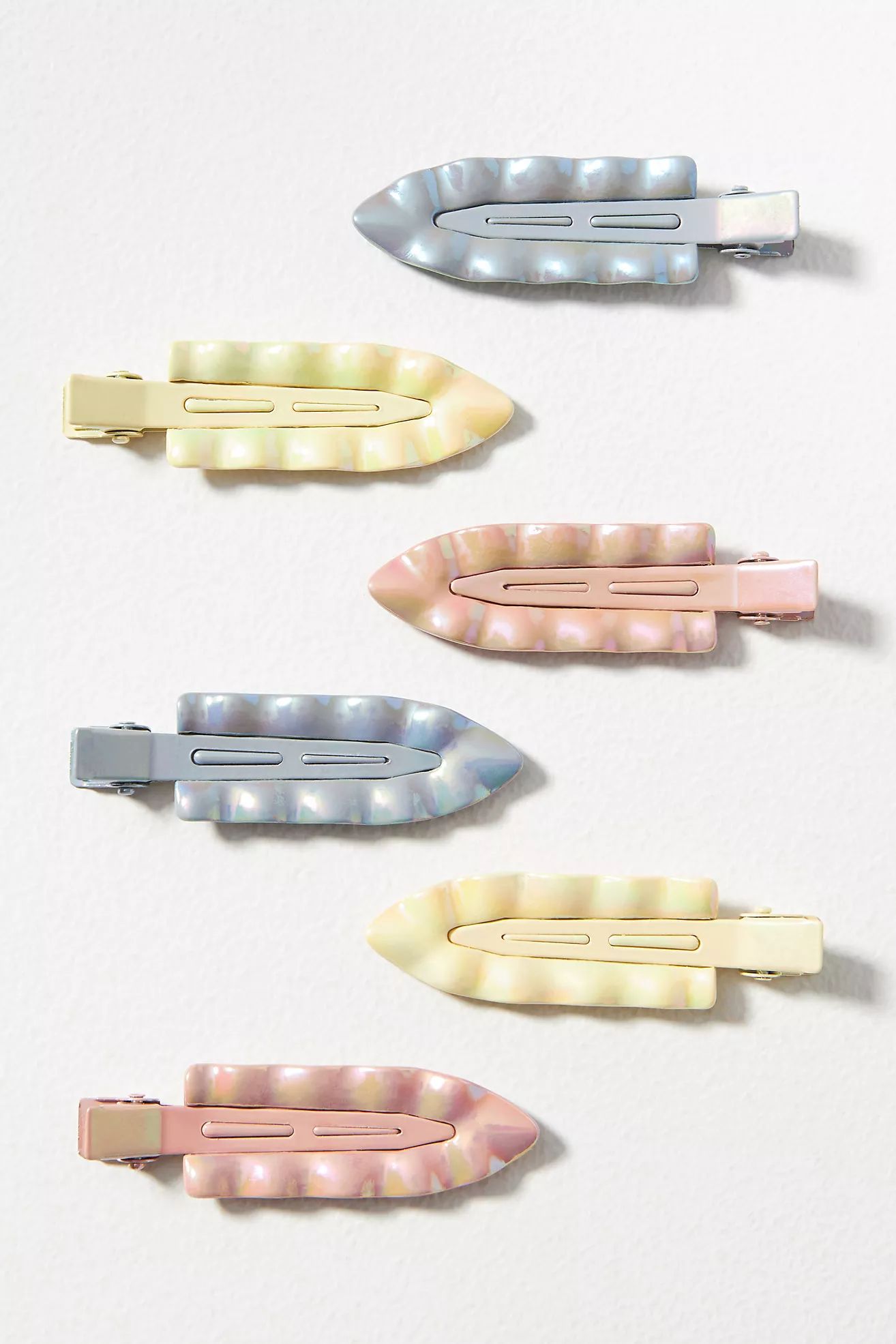 Iridescent Hair Clips, Set of 6 | Anthropologie (US)