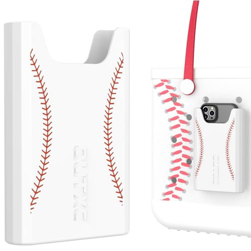 OUTXE Silicone Phone Holder Baseball Accessories for Bogg Bag, Phone Case Holder Compatible with All Bogg Bags, Cell Phone Insert for Simple Modern Beach Bag | Amazon (US)