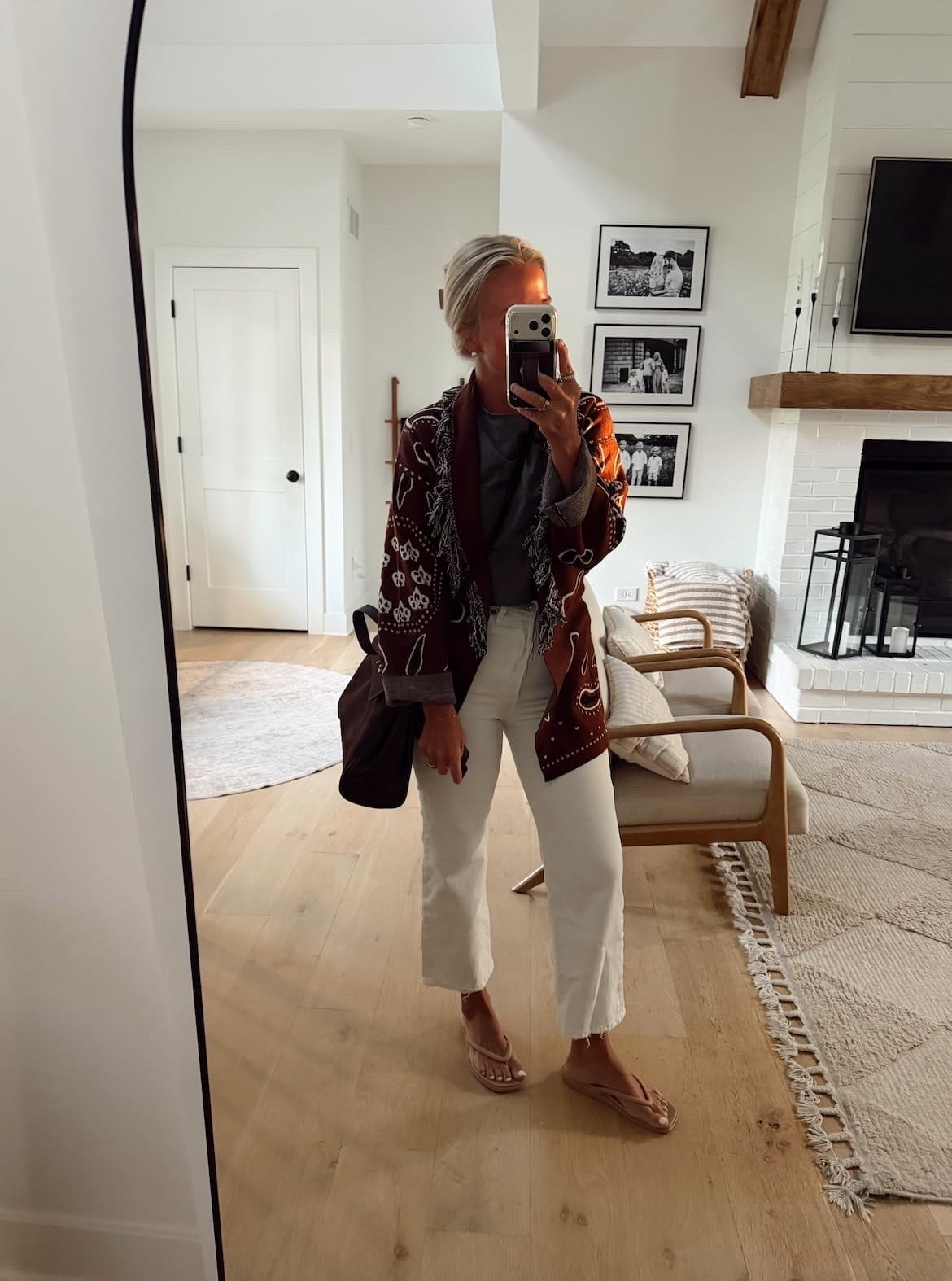 My t-shirt comes in a 6 pack! I'm wearing size small. This fringe cardigan is so cute - western style but still easily able to wear it no matter where you are. I'm in a small. Shop the look from Amazon.

#LTKootd #LTKOver40 #LTKmomlife