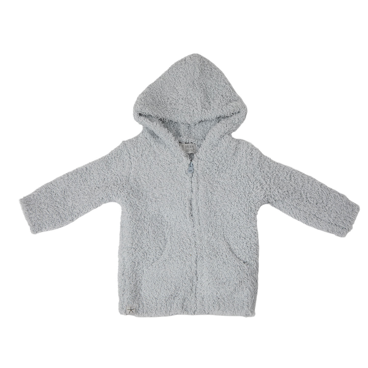 Barefoot Dreams Cozychic Infant Hoodie Jacket 12-18M Blue 12:- Blue, 12-18M | Sam's Club