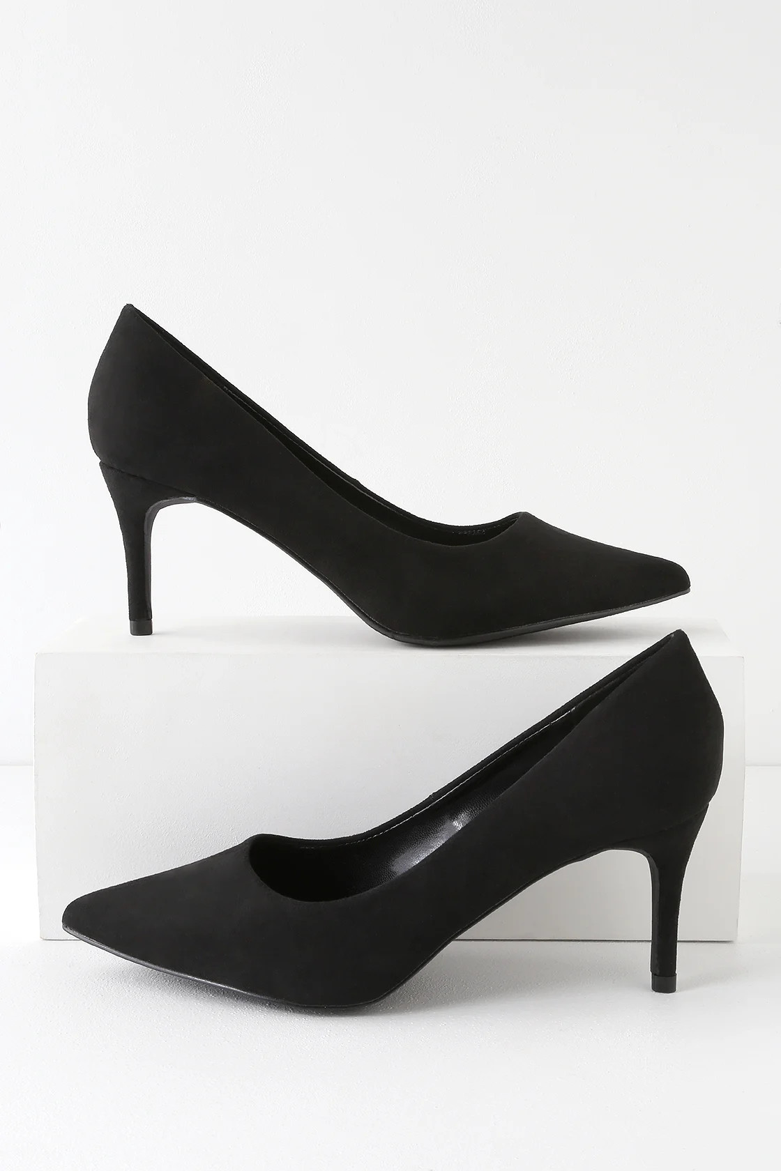 Cassidy Black Suede Pumps | Lulus (US)