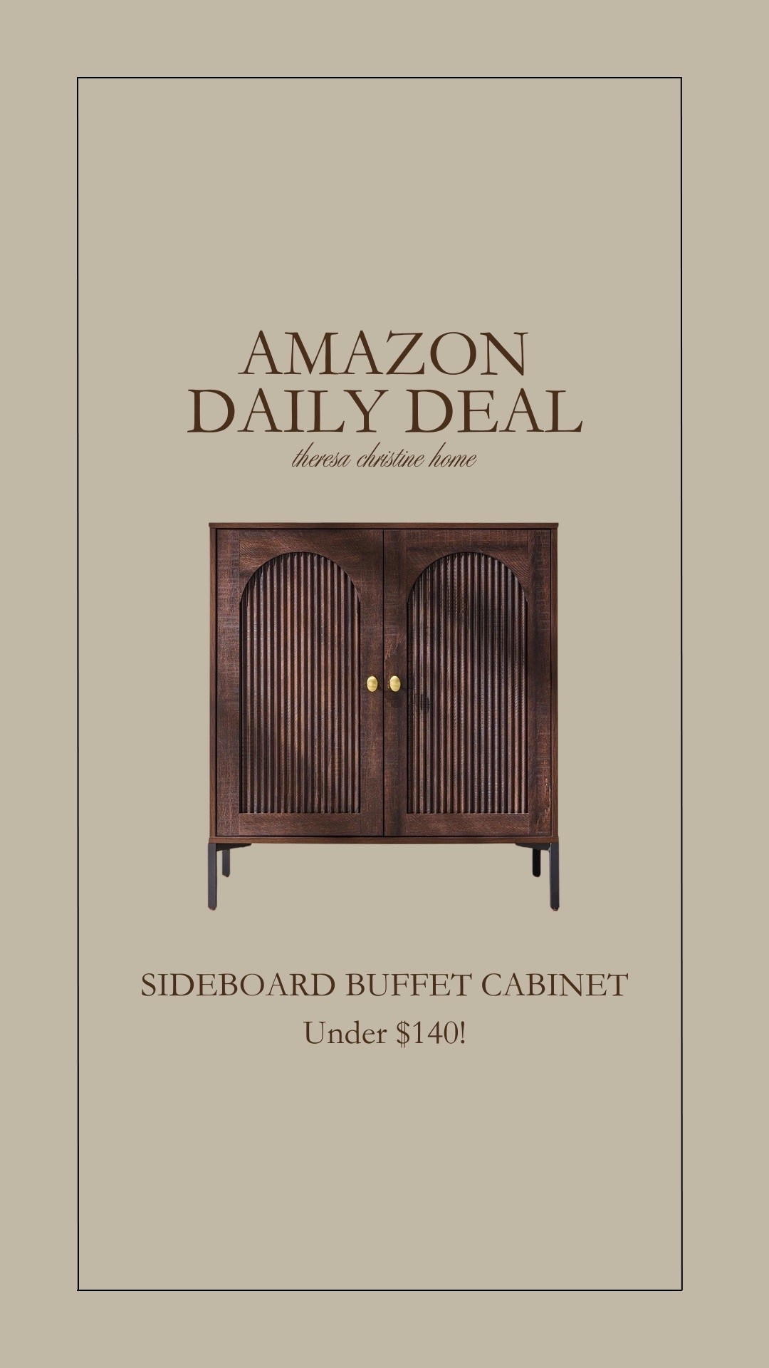 This beautiful sideboard buffet cabinet is from Amazon and is such a great price!! 🤎🤩 I cannot believe it’s an Amazon home find. Perfect for an entryway or living room!

#LTKHome