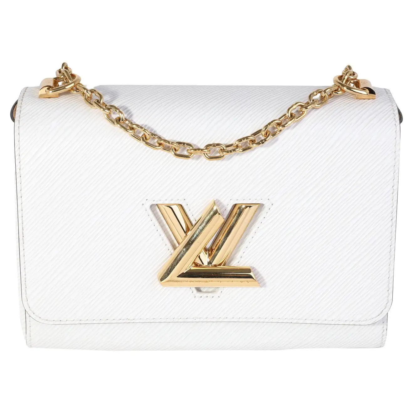 Louis Vuitton Blanc Epi Leather Twist MM | 1stDibs