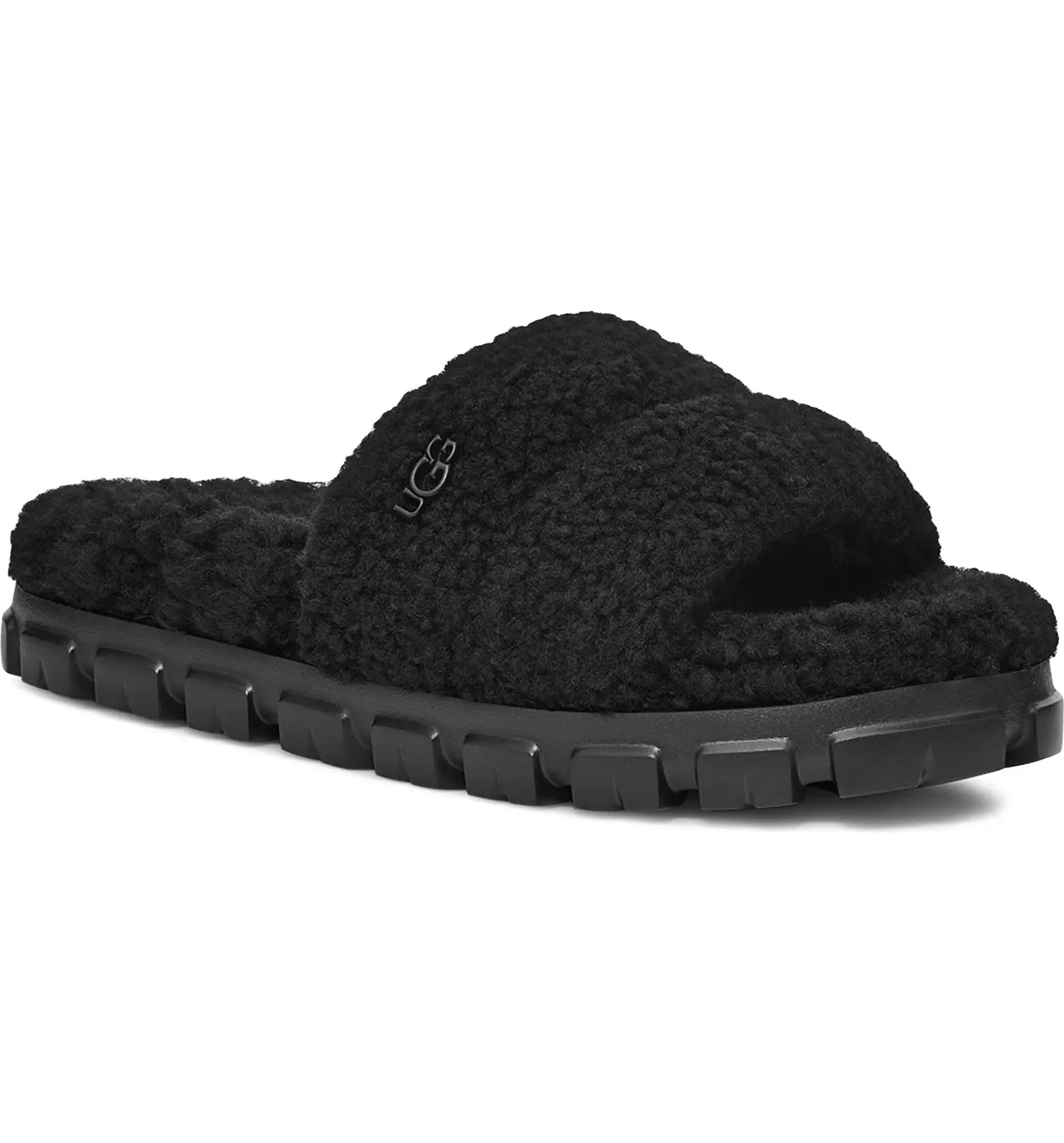 Cozetta Curly Genuine Shearling Slide Slipper (Women) | Nordstrom