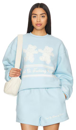 Just Be Fucking Kind Sweatshirt in Baby Blue | Revolve Clothing (Global)