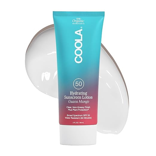 COOLA Organic Sunscreen SPF 50 Sunblock Body Lotion, Dermatologist Tested Skin Care for Daily Pro... | Amazon (US)
