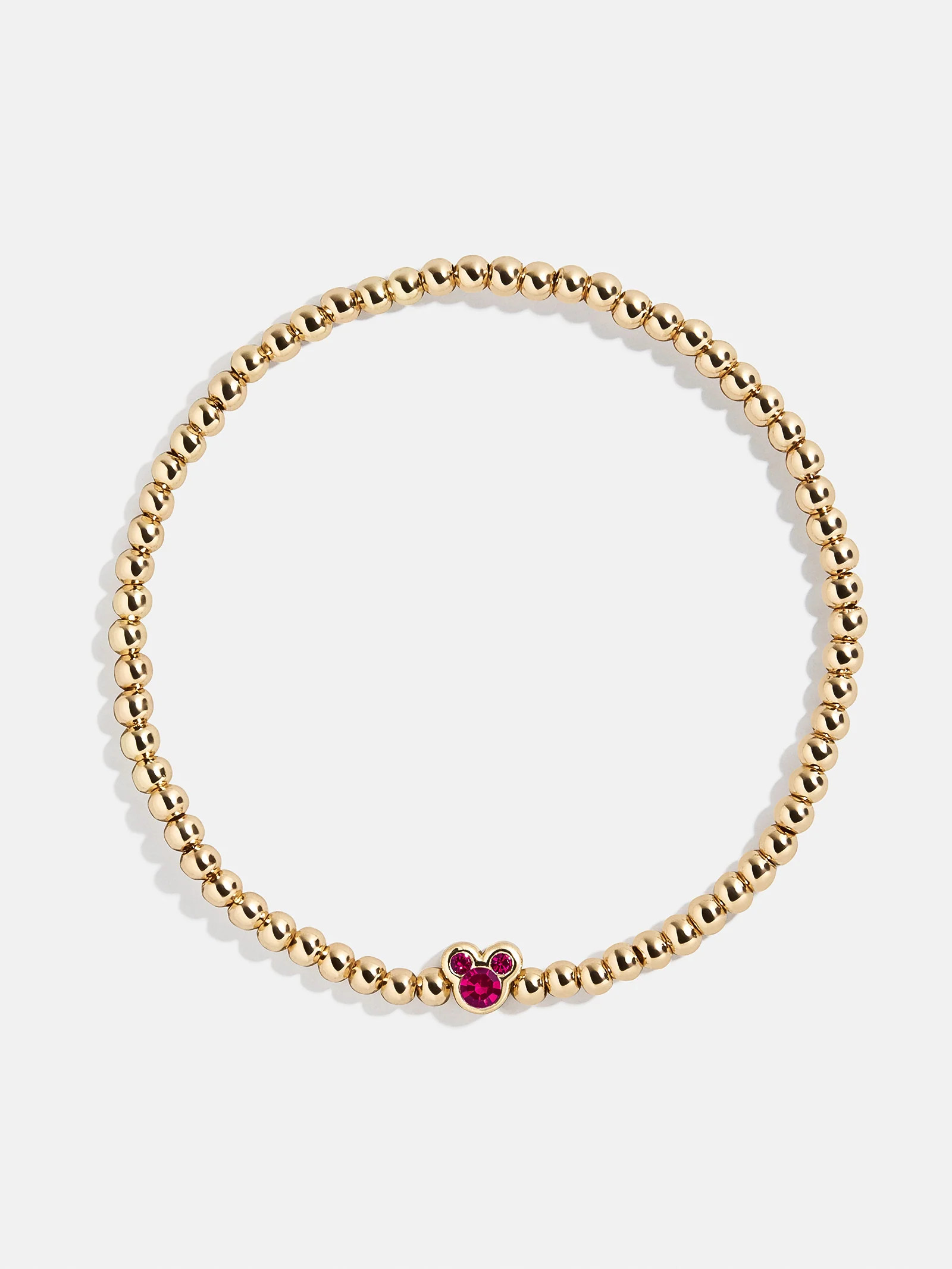 Disney Mickey Mouse Birthstone Pisa Bracelet - Ruby | BaubleBar
