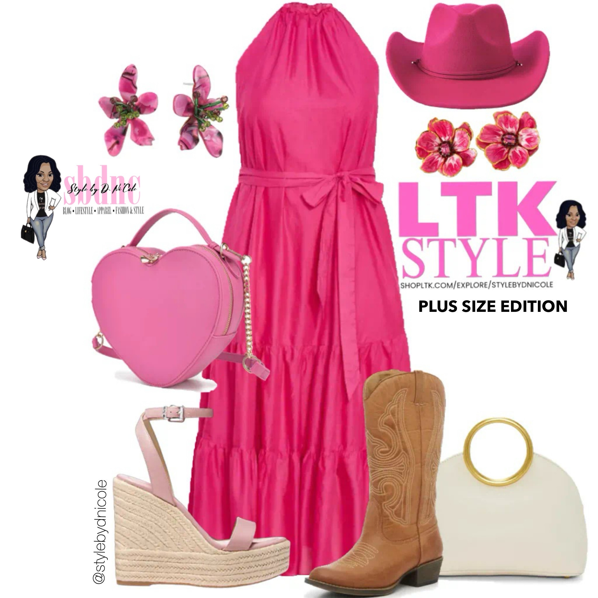 To giddy up or play it cool? You won't have to choose with this look dedicated to making sure you look good. 

Available in sizes 12-26. 

#LTKParties #LTKPlusSize #LTKMidsize