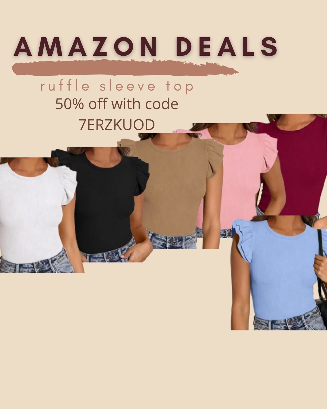 $8 ends 6/30

Amazon fashion
Amazon deals
Flutter sleeve top
Cute top

#LTKSaleAlert