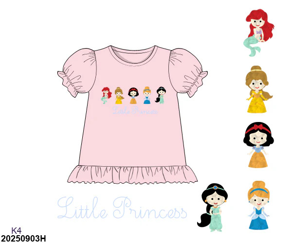 PO SHIPS DECEMBER: Little Princess Shirt | Tutti Frutti Kids Co