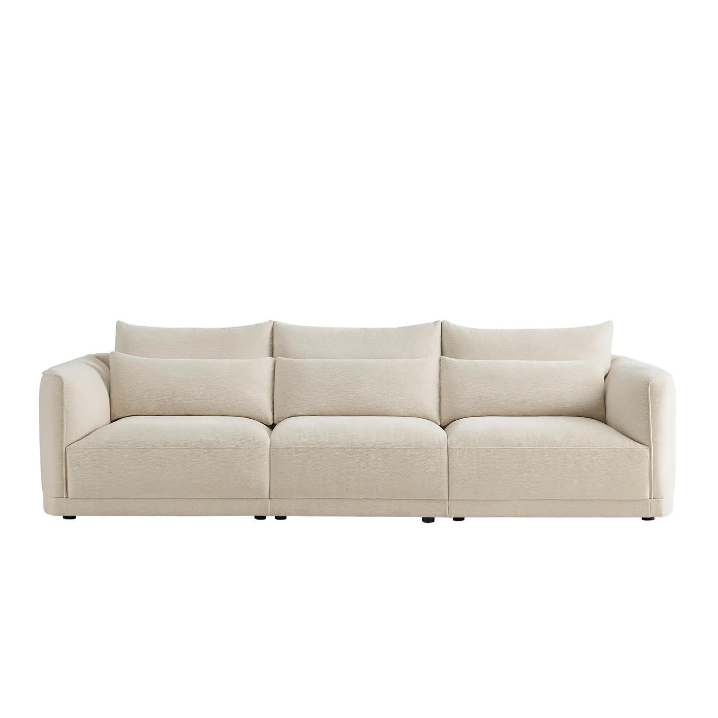 Daisy 3-Seat Modular Curved Chenille Sofa | Modern Curves | Chita