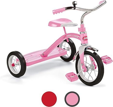 Radio Flyer Classic Pink 10" Tricycle | Amazon (US)