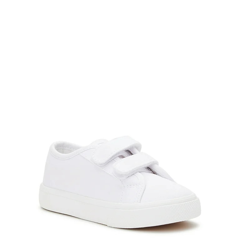 Wonder Nation Toddler Girls Canvas Skate Sneakers | Walmart (US)
