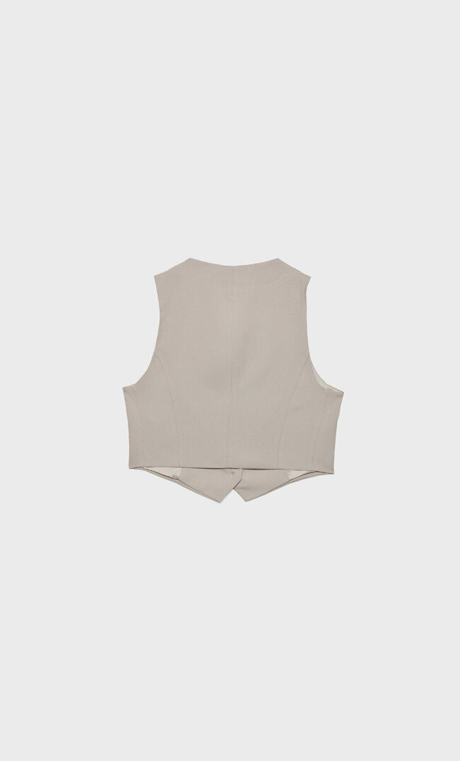 Basic short waistcoat | Stradivarius (UK)