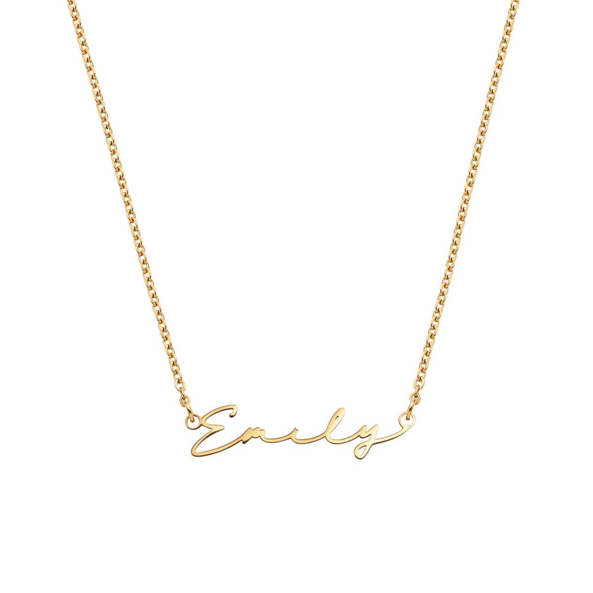 Signature Name Necklace (Gold) | Abbott Lyon