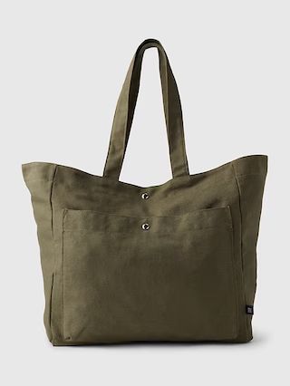 Linen-Cotton Tote Bag | Gap (US)