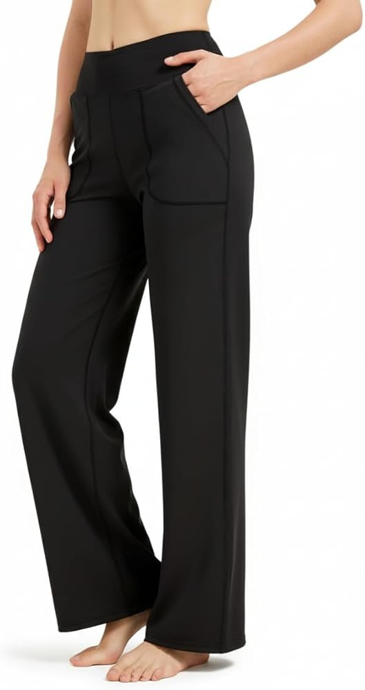 Zylioo 36 34 Inseam Tall Flare Leggings,Long Leggings for Tall Women with Pockets,Tall Flare Yoga... | Amazon (US)