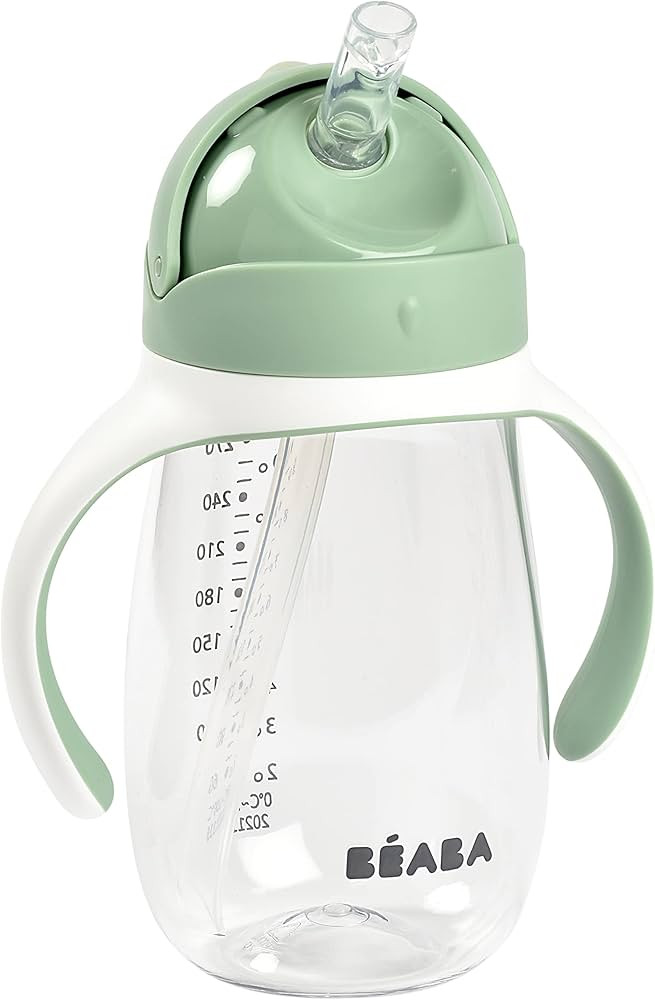 BEABA Straw Sippy Cup, Sippy Cup with Removable Handles, Sippy Cup with Straw, Baby Straw Cup, To... | Amazon (CA)