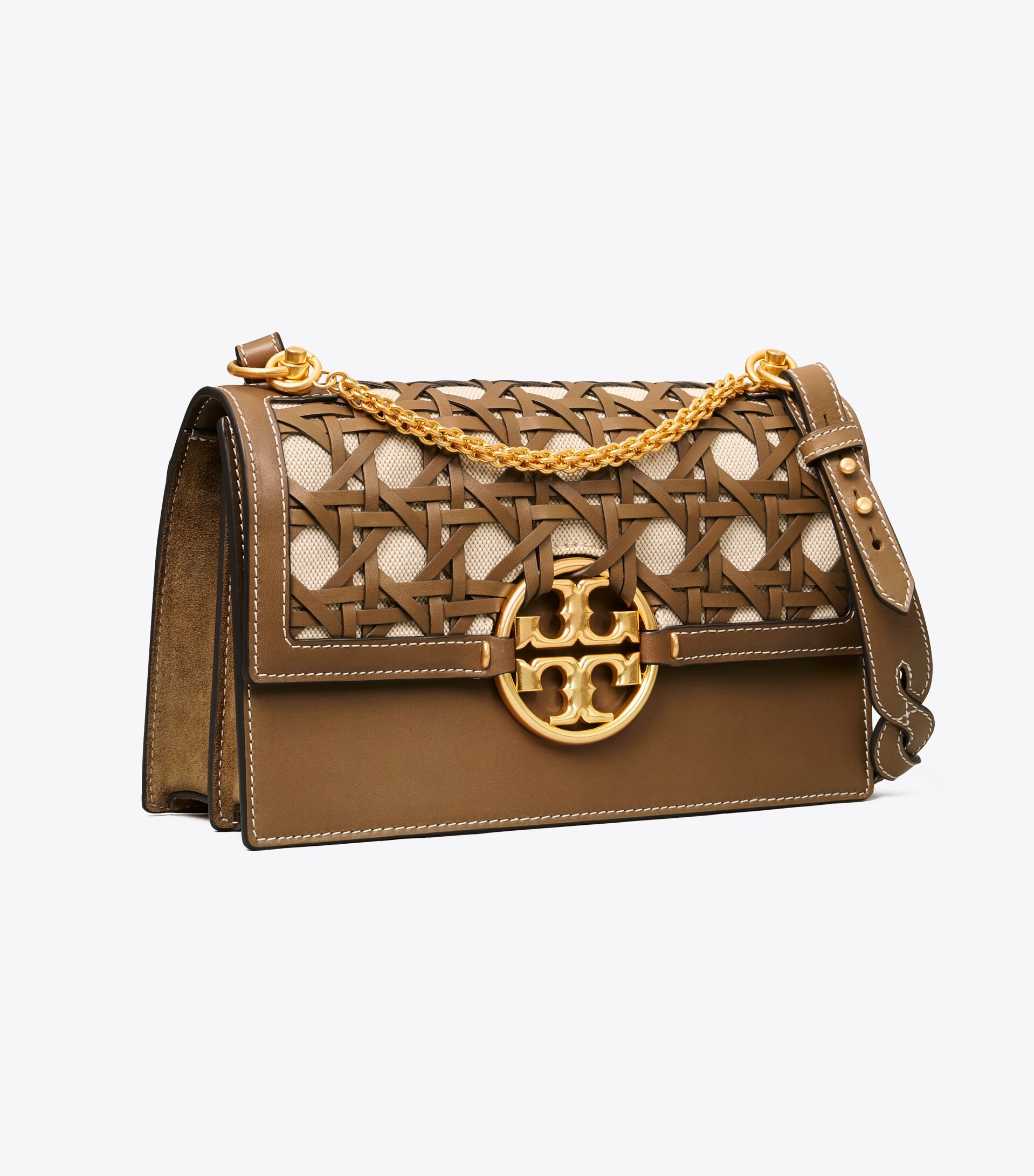 Miller Basket-Weave Shoulder Bag | Tory Burch (US)