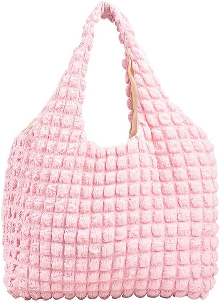 Bubble Hobo Bags for Women Bubble Tote Bag Cloud Shoulder Bag Hobo Bag Casual Purses Satchel Work... | Amazon (US)