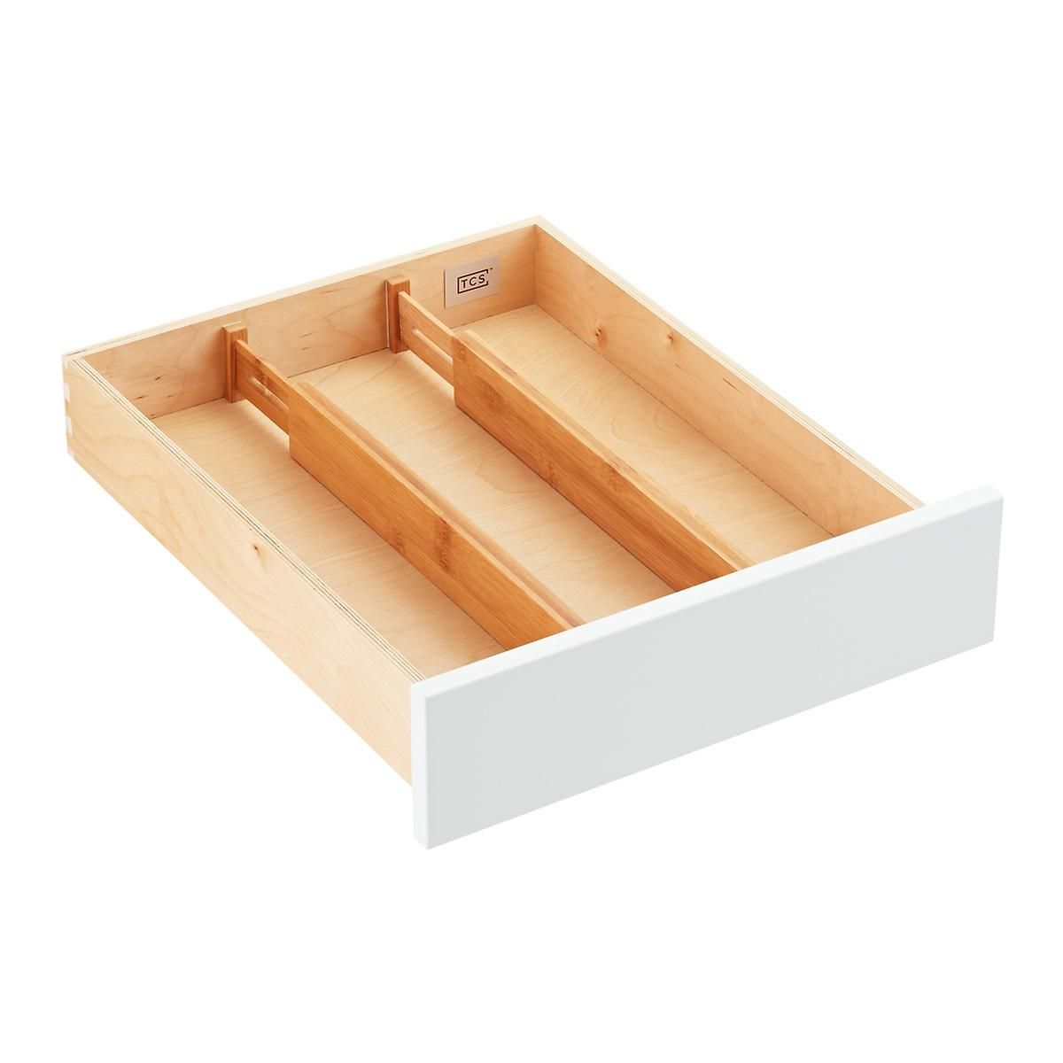 Bamboo Drawer Organizers Pkg/2 | The Container Store