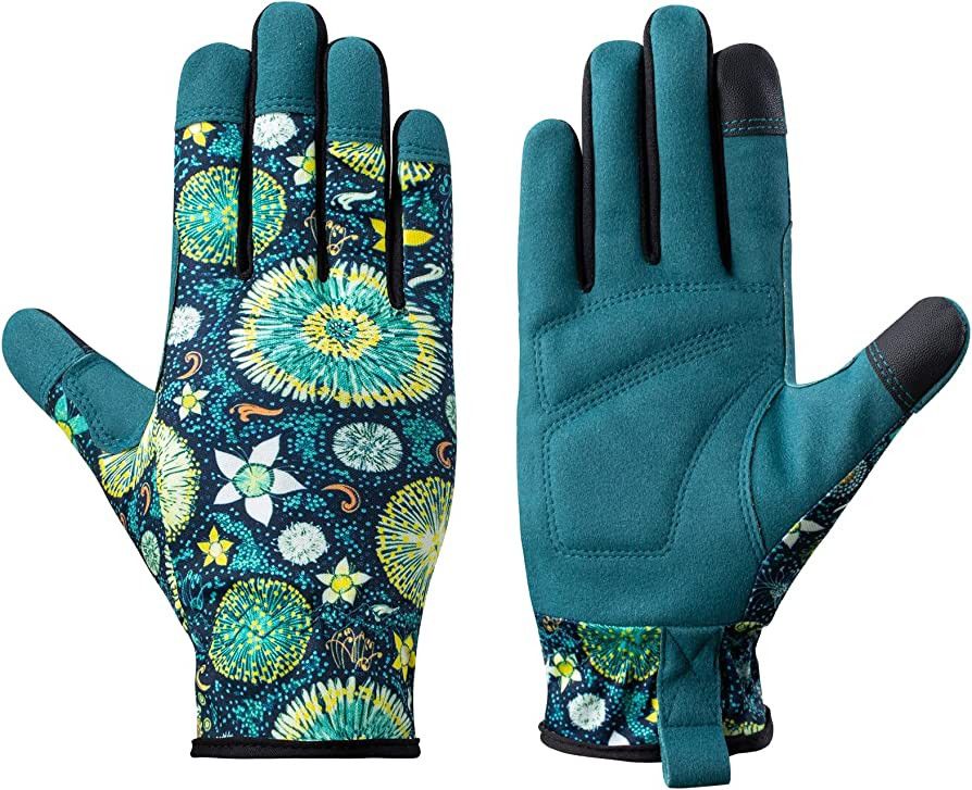 isilila Gardening Gloves for Women, Premium Breathable Work Gloves for Yark/garden and Daily Work... | Amazon (US)
