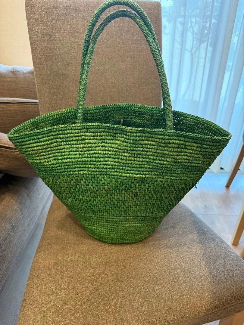 The Row Emlie Basket Bag Raffia Green Women Luxury Designer Limited 2601TK | eBay | eBay US