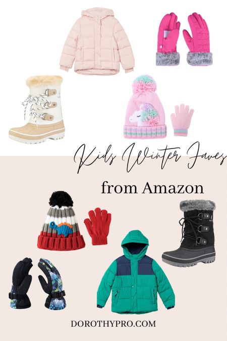 Amazon kids winter hat and gloves my kids own & love! Warm winter boots, winter coats, unicorn / dinosaur beanie, Pom hats, winter gloves, etc! Ski clothes / winter trip essentials. 



#LTKGiftGuide #LTKkids #LTKfamily