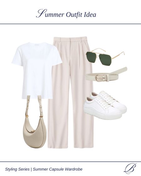 My summer capsule wardrobe, 8 stapes for styling 20+ outfits | Saving all summer capsule outfits to my Summer Capsule collection for easy access! 🥰

| travel outfits, europe outfits, jean shorts, linen pants, white vest, aritzia, dissh, steve madden, songmont luna bag, amazon sunnies 

#liketkit #LTKunder100 #LTKunder50 #LTKfit #LTKfit     #LTKFind #ltksalealert 