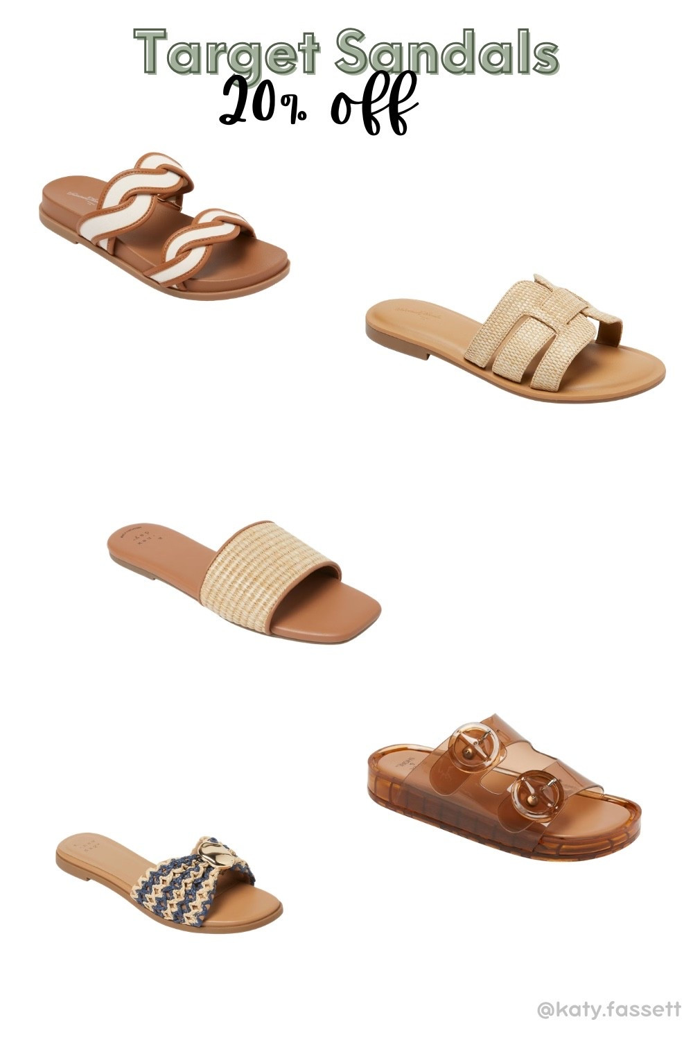 Just a few of all of the cute sandals that are on sale at Target!! 😍😍