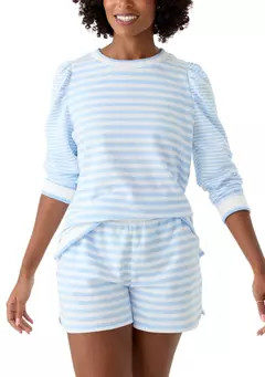 Crown & Ivy™ Women's Striped Sweatshirt | Belk