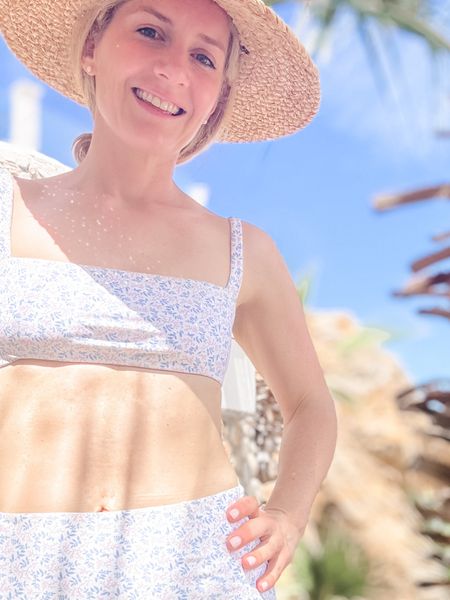 Linking to my kid proof two piece bikini. This is my second season with it and I love! Beach outfit, minnow swim, swimsuit, summer hat, sun hat, Mexico vacation, full coverage

#LTKover40 #LTKstyletip #LTKswim