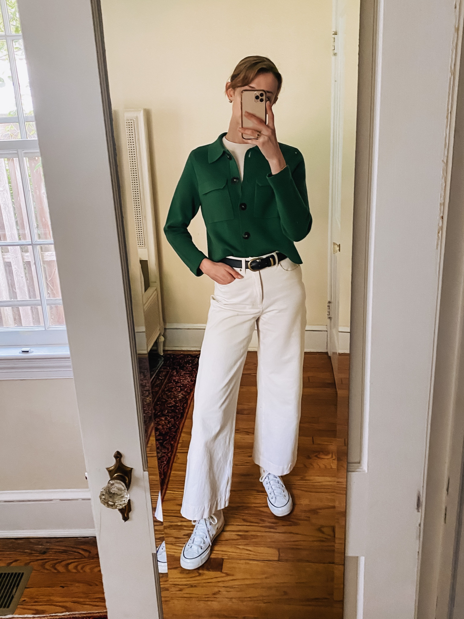 Pop of green with this cardigan for work today! 

#LTKworkwear #LTKSeasonal #LTKstyletip