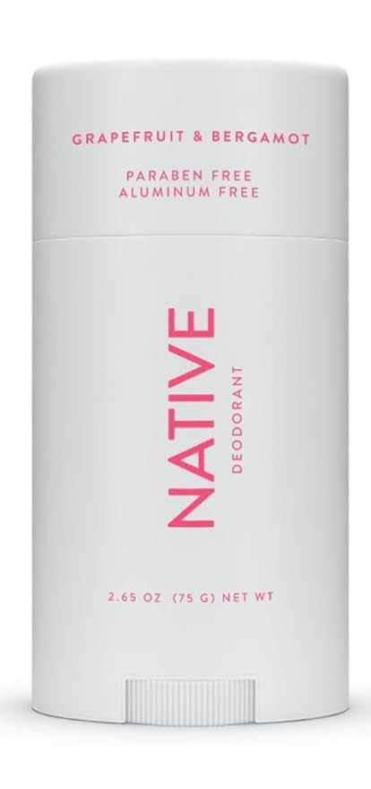 Native Deodorant - Grapefruit & Bergamot - Aluminum Free - 2.65 oz | Amazon (US)