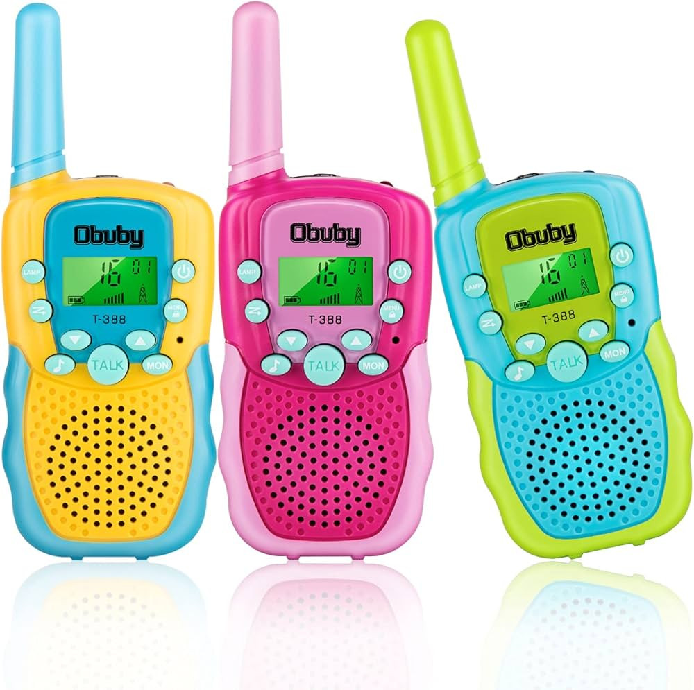 Obuby Toys for 3-12 Year Old Boys Walkie Talkies for Kids 22 Channels 2 Way Radio Gifts Toys with Ba | Amazon (US)