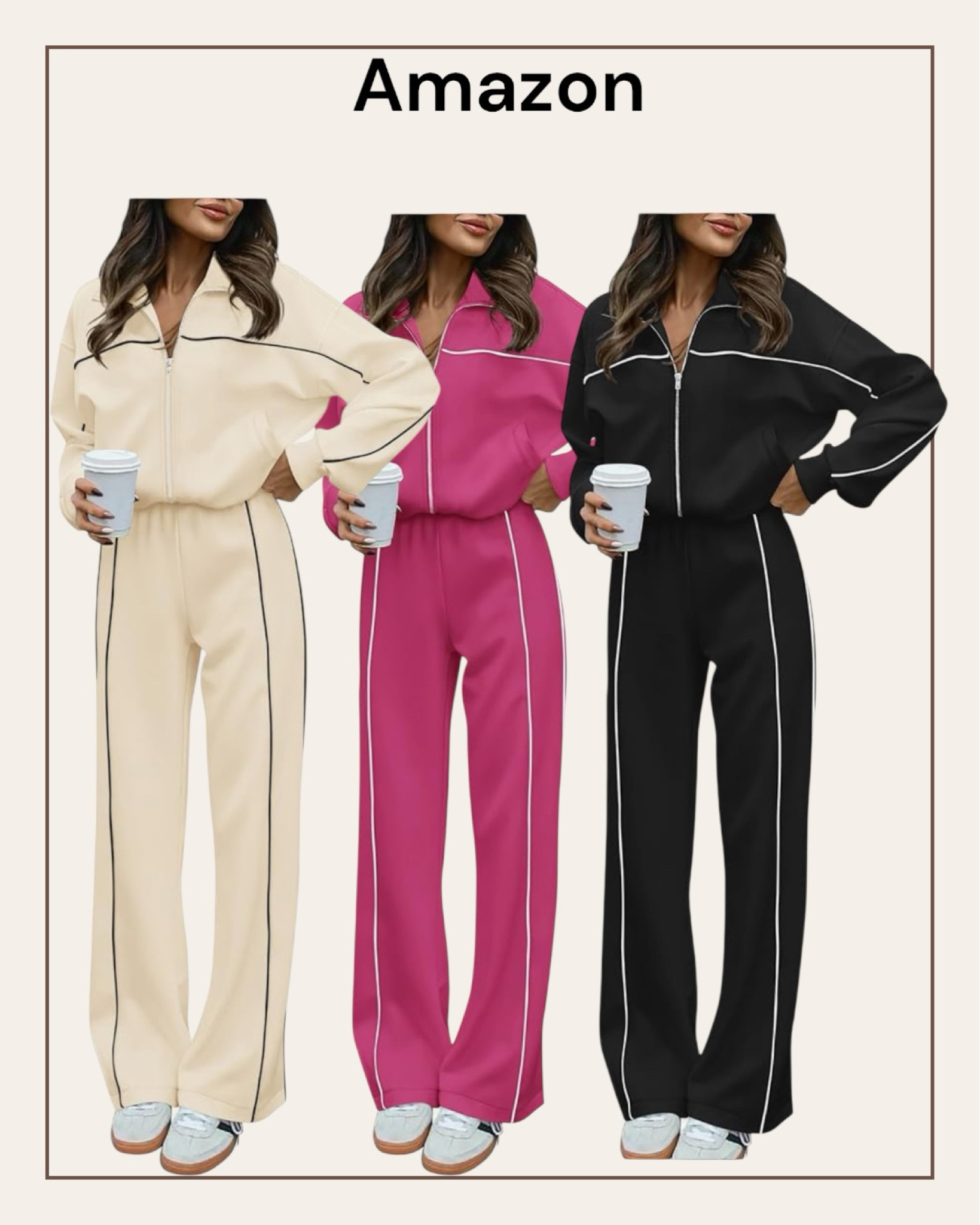 Two piece joggers set
#joggerset

#LTKmomlife #LTKGiftGuide