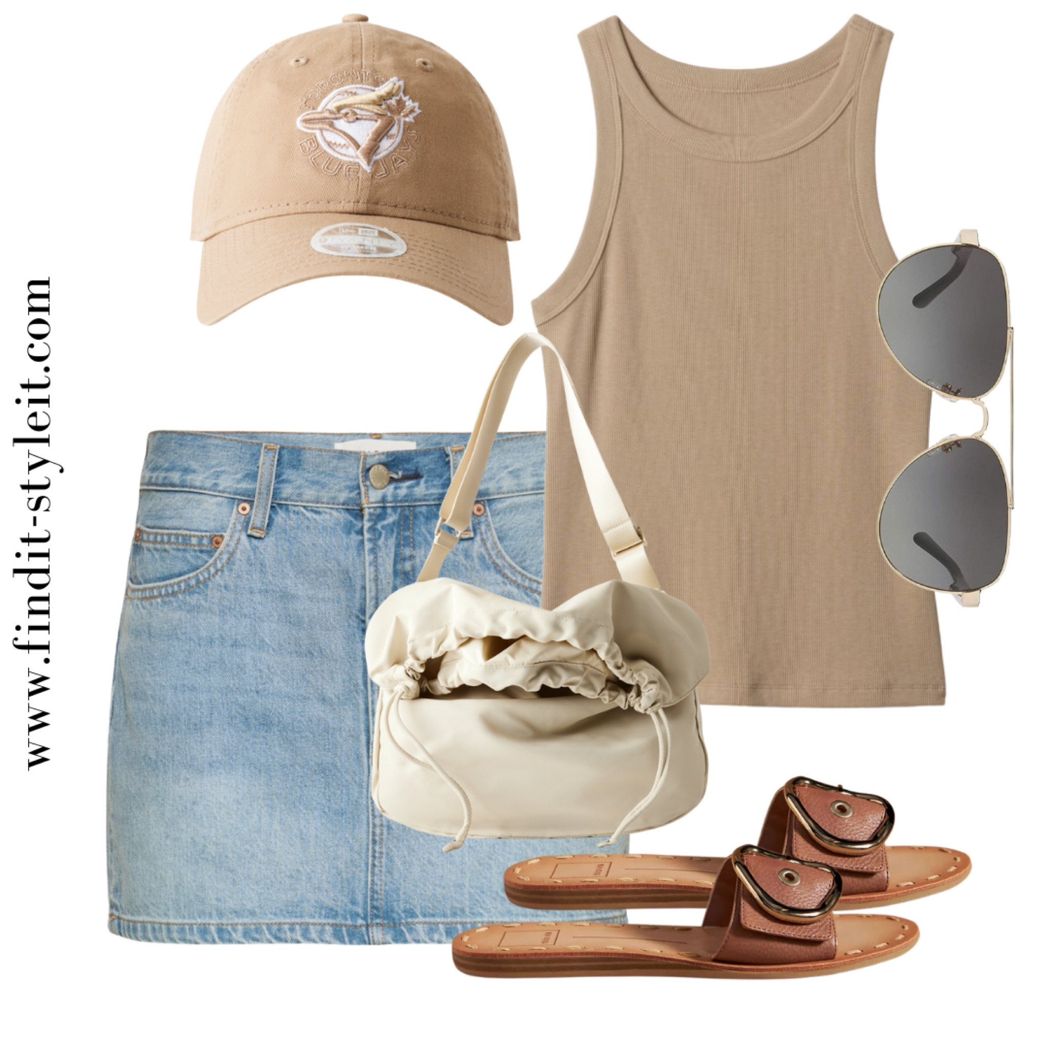 Summer outfit featuring  a denim skirt and tank top. 

#LTKsummer #LTKcanada #LTKstyletip