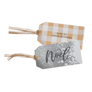 CANVAS Silver Collection Christmas Decoration Gift Tags, Jumbo, 6-pc | Canadian Tire